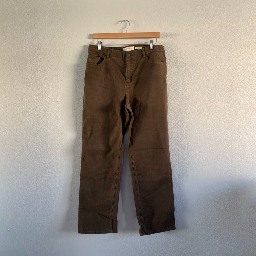 Vintage Jones New York Brown Stretch Jeans | Size 12